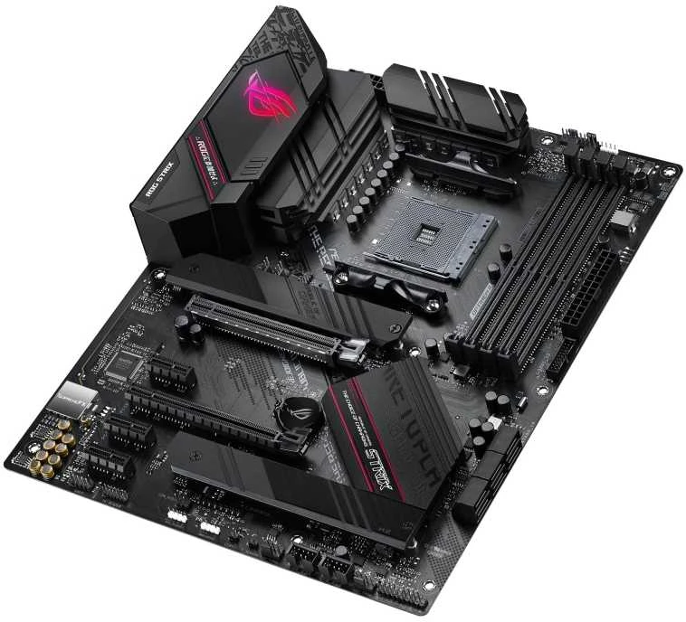 Pagrindinė plokštė ASUS AMD B550 SAM4/ATX/Memory DDR4/Atminties lizdai 4/3xPCI-Express 3.0 1x/1xPCI-Express 3.0 4x/1xPCI-Express 4.0 16x/2xM.2/STRIXB550-FGAMWIFIII