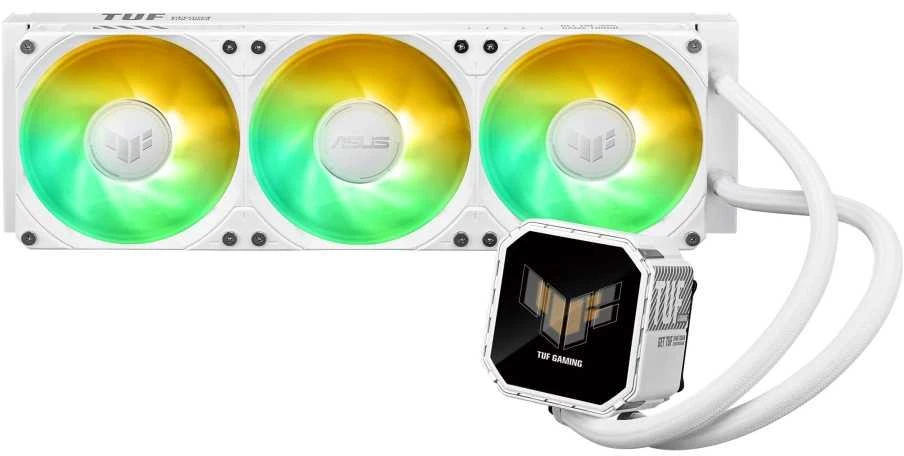 ASUS TUF Gaming LC III 360 ARGB Baltas Edition kompiuterių klasės viskas viename skysčio aušintuvas 12 cm