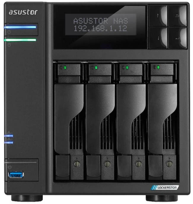Serveris „Asus Lockerstor AS6704T V2“ | „Intel Celeron“ | N5105 | 4 GB | DDR4