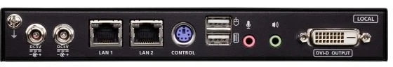 Aten | 1 prievado / nuotolinės bendrinimo prieigos vieno prievado DVI KVM per IP komutatorius | CN9600