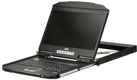 Aten 1U trumpo gylio USB HDMI