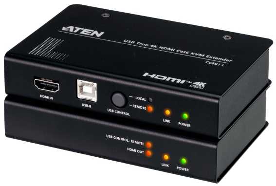 Przełącznik Aten USB True 4K HDMI Cat 6 KVM