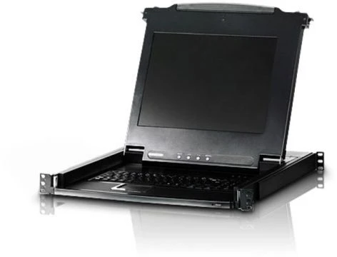 ATEN CL1000M, 43,2 cm (17"), LCD, prancūzų, AZERTY, 16 W, 1 A