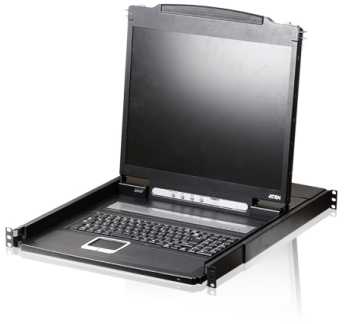 Aten Konsolė KVM ATEN CL1000N, 19 LCD, VGA, PS/2, układ CH