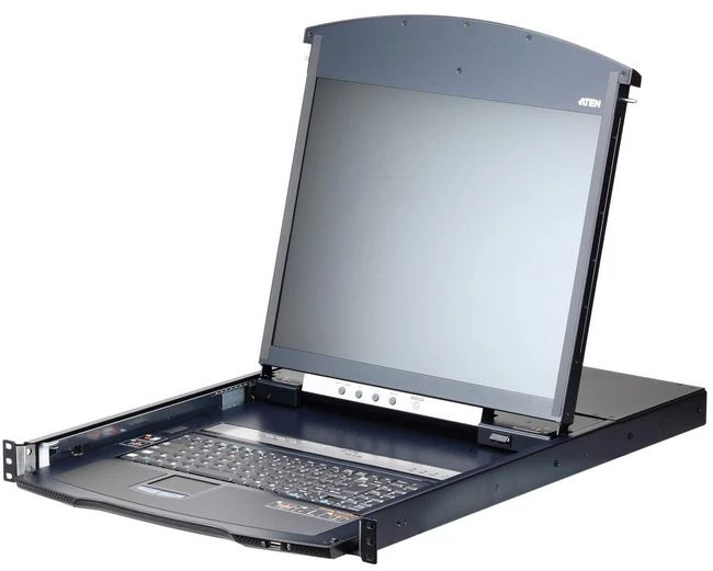 ATEN KL1108VN, 48.3 cm (19"), LCD, USB, USB, DVI-D/VGA, Spanish