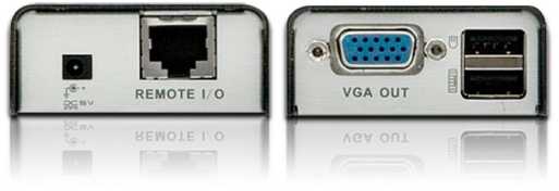 Aten USB VGA Cat 5 Mini KVM Extender (1280 x 1024@100m) | Aten | Extender | USB VGA Cat 5 Mini KVM Extender