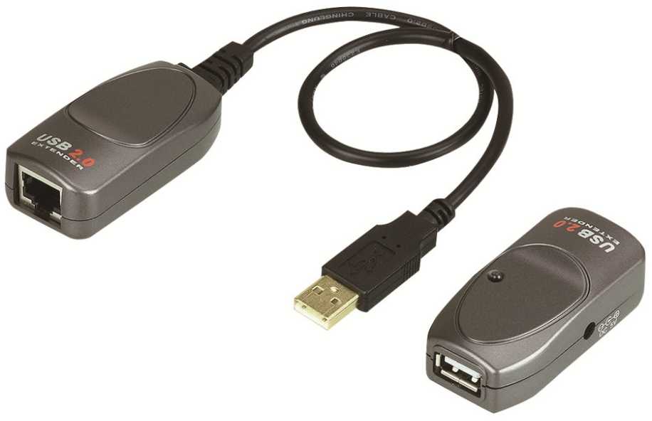 Aten USB 2.0 Cat 5 Extender (iki 60m) | Aten | USB 2.0 Cat 5 Extender (iki 60m) | 60 m