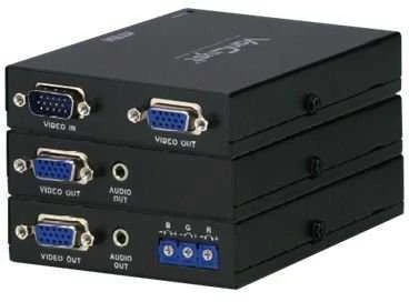 ATEN VE170R imtuvai su VGA ir garso jungtimis