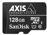 Axis 128GB micro SD kortelės vaizdas iš arti