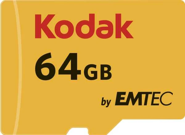 Kodak 64GB atminties kortelė geltonu korpusu