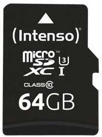 Atminties kortelė ATMINTIS Micro SDXC 128GB C10 SU ADAPTERIU 3433491 INTENSO