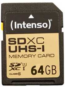 Atminties kortelė Intenso SDHC 64GB UHS-I 3421490
