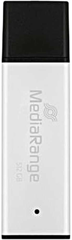 MediaRange High Performance 512 GB, USB-Stick - sidabrinis/juodas, USB-A 3.2 Gen 1