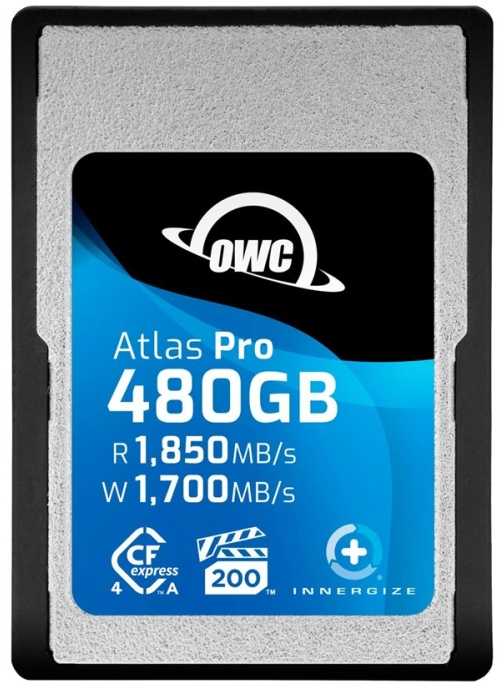 OWC CFexpress Atlas Pro R1850/W1700/VPG200 (Type A), CFX A to B adapter incl. - 480GB