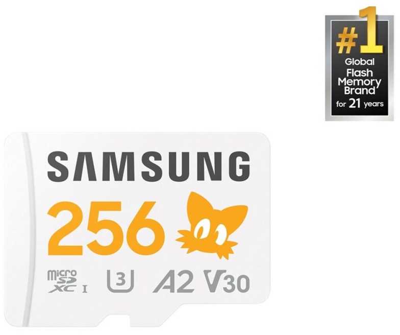 Atminties kortelė Žemėlapis Samsung Pro Plus Sonic The Hedgehog Micro SDXC 256 GB 10 klasės UHS-I/U3 A2 V30 (MB-MD256SA/LC1)