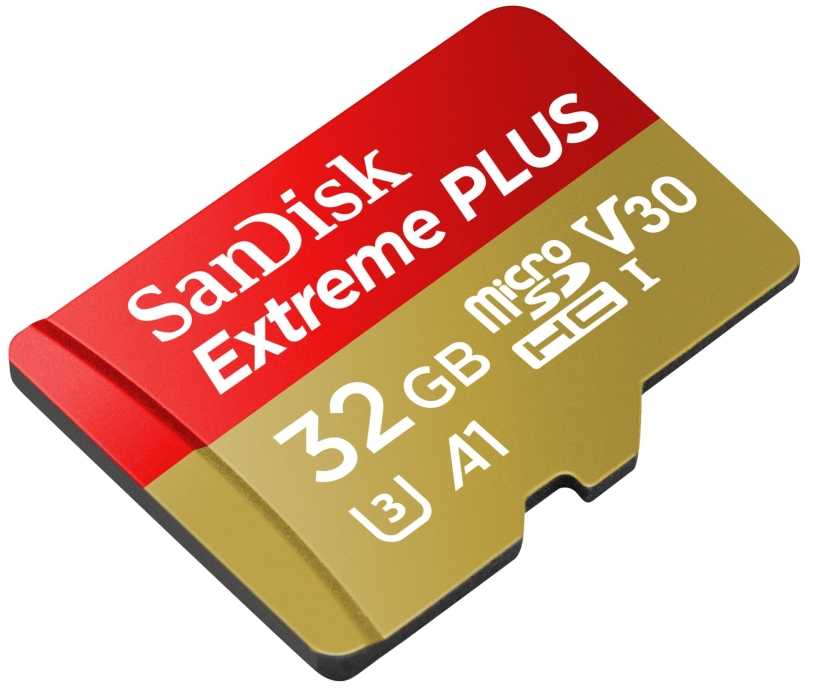 Atminties kortelė SanDisk Micro SDHC 100MB A1 32GB Extreme Plus SDSQXBG-032G-GN6MA