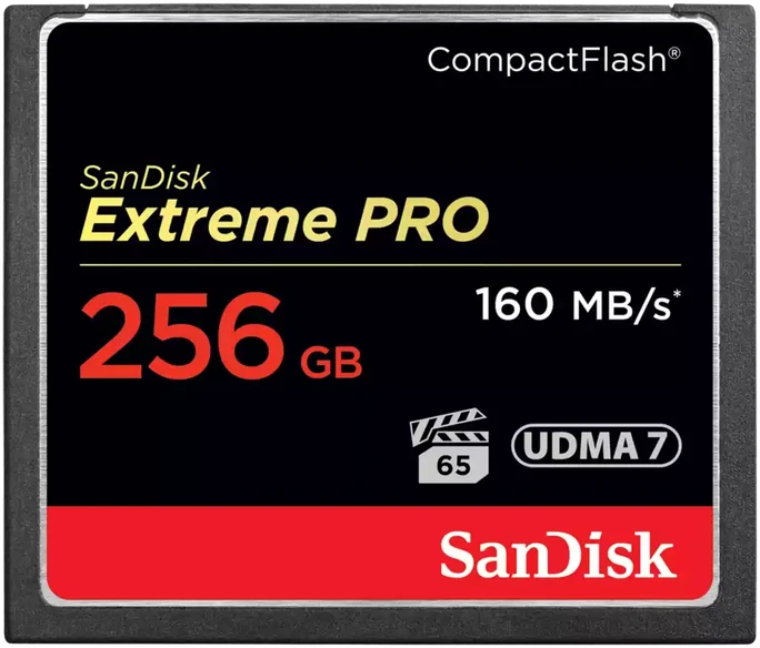 Atminties kortelė SanDisk Extreme Pro CompactFlash, 256 GB