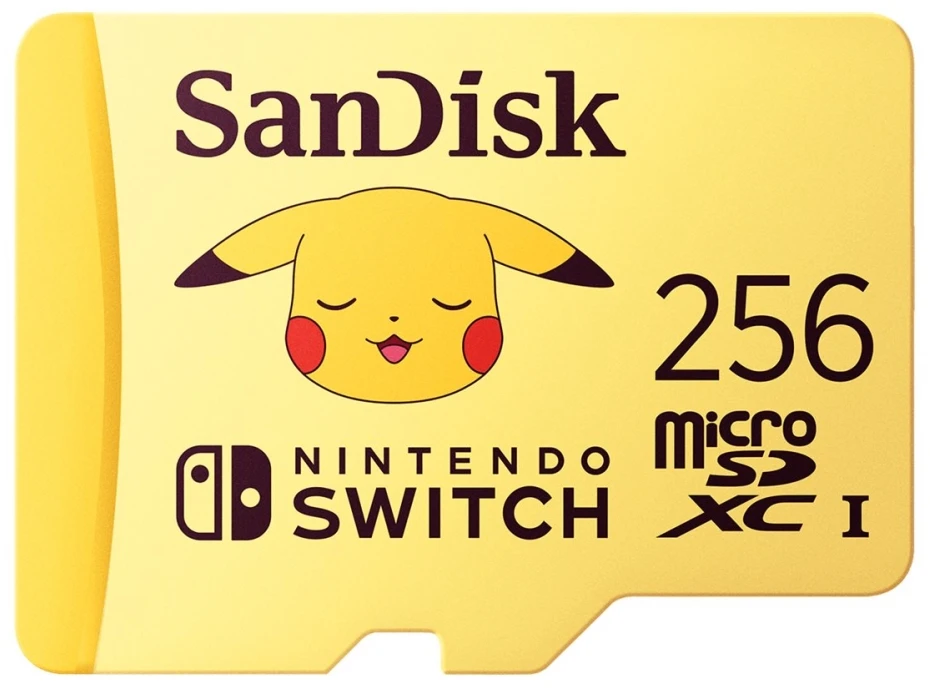 Atminties kortelė „Nintendo Switch“ „Micro SDXC“ 256 GB, 10 klasės UHS-I/U1 (SDSQXAO-256G-GN6ZK) kortelė, SanDisk