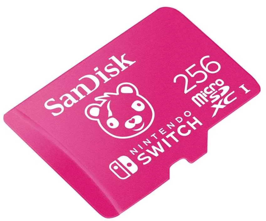 SanDisk Fortnite 256 GB atminties kortelė su meškiuko dizainu