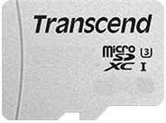 Atminties kortelė Transcend microSDXC USD300S 64GB CL10 UHS-I U1 iki 95MB/S