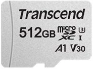Atminties kortelė TRANSCEND 512GB Micro SD su adapteriu UHS-I U3 A1