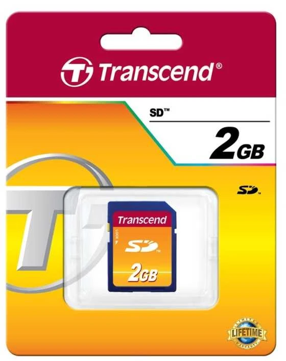 Atminties kortelė TRANSCEND SD kortelė 2GB SecureDigital