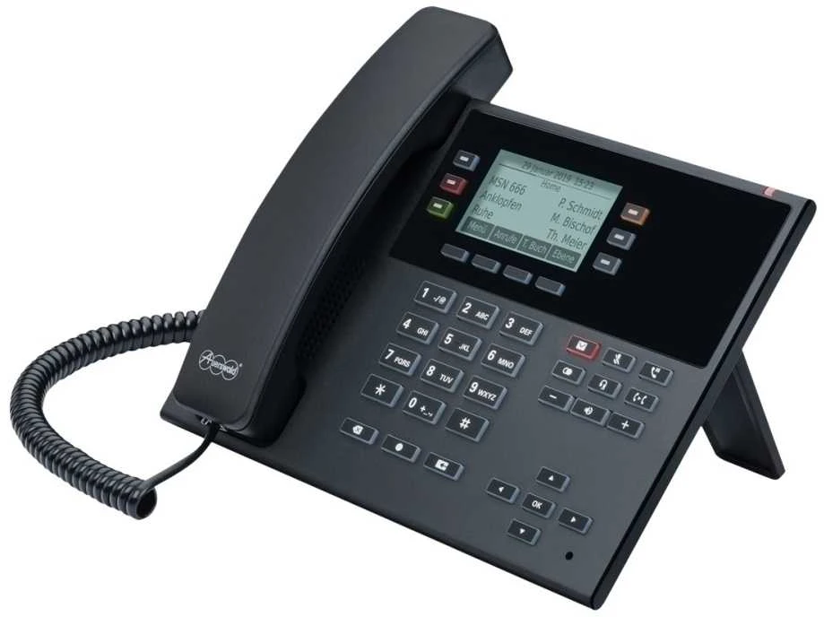 AEW Auerswald COMfortel D-110 IP telefonas Juoda 3 linijos LCD