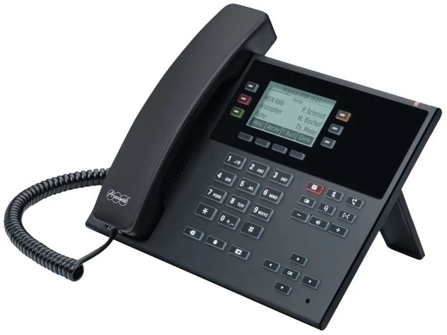 AEW Auerswald COMfortel D-210 IP telefonas Juoda 3 linijos LCD