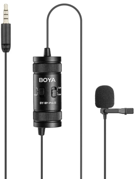 Boya BY-M1 Pro II Lavalier mikrofonas