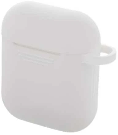 DELTACO „AirPods“ silikono dėklas, baltas / MCASE-AIRPS002