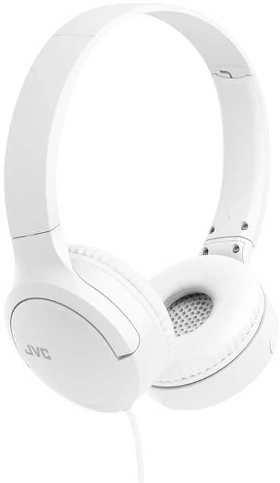 JVC, HA-S33UC-WU, baltos sp. dinaminės ausinės, mikrofonas