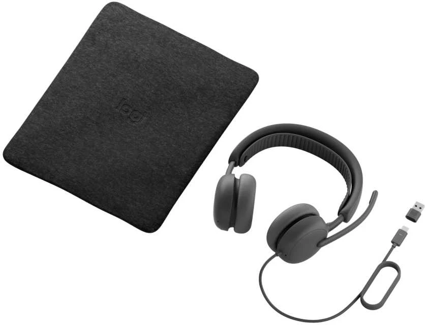 Logitech Zone 2 ausinės su medžiaginiu dėklu