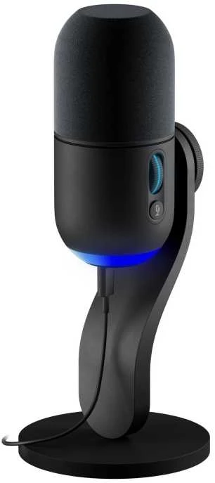 Logitech G Yeti GX Dynamic kardioidinis laidinis mikrofonas (juodas) su RGB | USB
