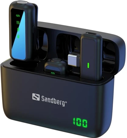 Mikrofonas Sandberg Streamer USB-C Wireless x2 (126-55)