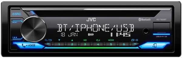 Automagnetola JVC KD-T922BT 1-DIN USB/CD MP3 magnetola su AUX ir Bluetooth