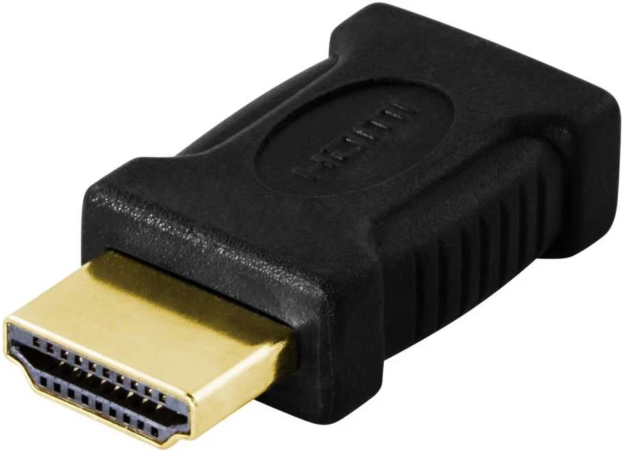 Inline HDMI adapteris, mini HDMI į HDMI, 19 kontaktų, auksu padengtos jungtys DELTACO / HDMI-17