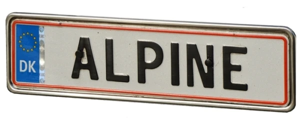 Avant Denmark As Avant valstybinio numerio rėmelis, nerūdijantis plienas, 1 vnt.