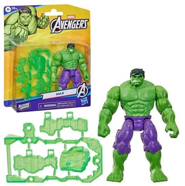 Avengers Keršytojai - Figūrėlė su pavara 11 cm - Hulk (G31005X0)