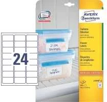 Avery Zweckform TIK.ZF 7970 FROZORIAMS 63,5X33,9MM ETIKETĖ - L7970- 25