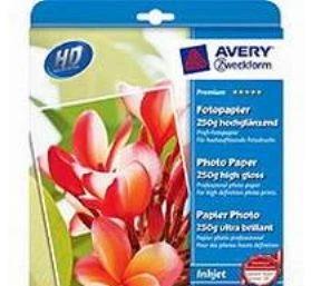 Avery Zwckform Premium High Gloss fotopopierius 250g A4