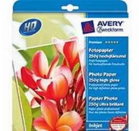 Avery Zwckform Premium High Gloss fotopopierius 250g A4