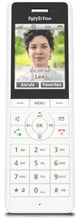 AVM Fon FRITZ! X6 DECT telefonas Skambintojo ID Balta