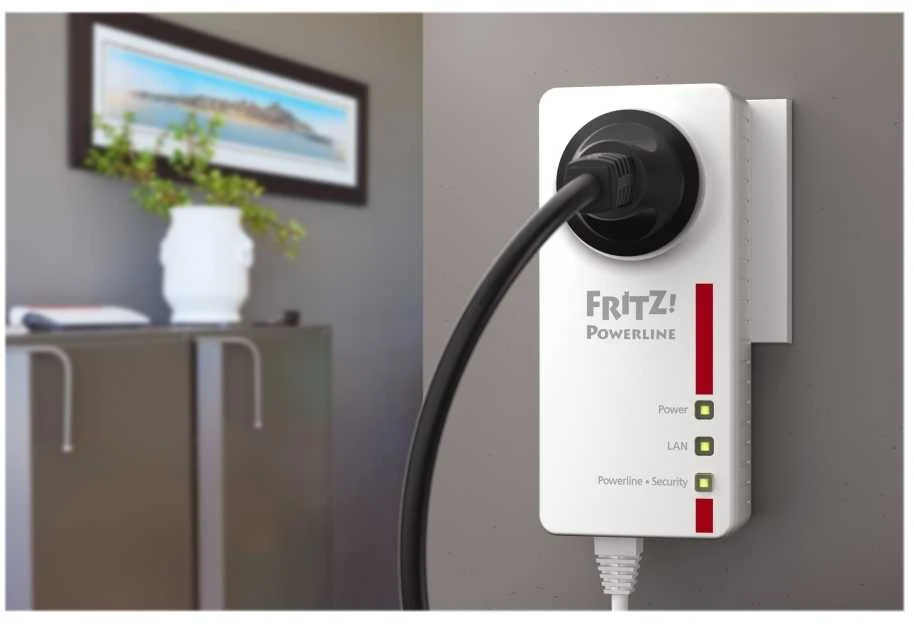 AVM FRITZ!Powerline 1220E 1200 Mbit/ai Ethernet LAN jungtis Balta 1 vnt
