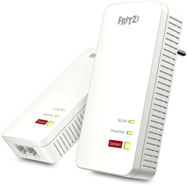 Maršrutizatorius Prieigos taškas fritz! Powerline 1240 AX WLAN rinkinys 1200 Mbit/s Baltas 2 vnt. (S0239390)