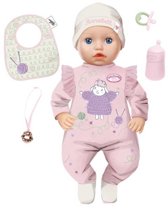 BABY ANNABELL Interaktyvi lėlė, 43 cm