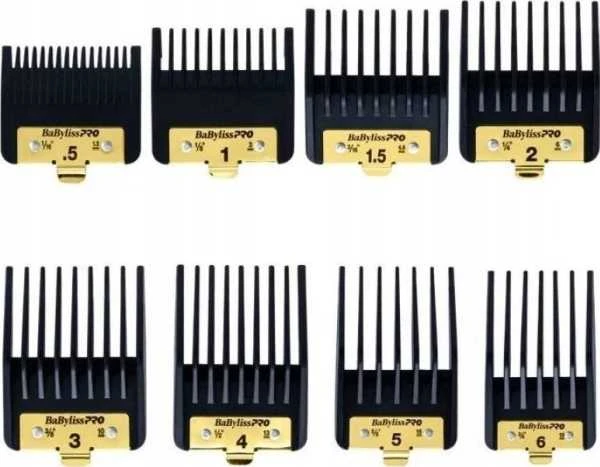Papildomų šukų rinkinys BaByliss PRO Premium Clipper Guards X 8, FXPCGE