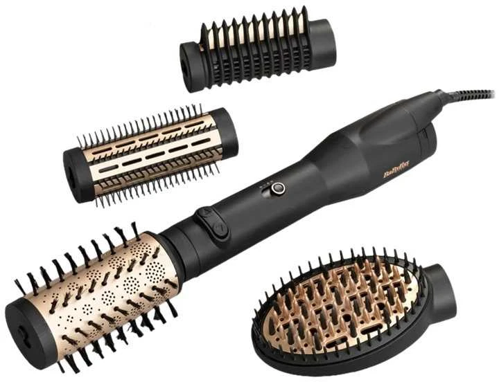 BaByliss AS970E plaukų formavimo šukos Plaukų modeliavimo rinkinys Šiltas Juoda 2,5 m 650 W