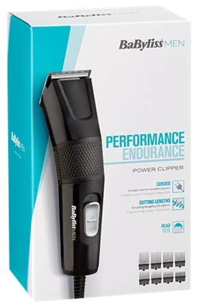 BaByliss E756E plaukų kirpimo mašinėlė Juoda