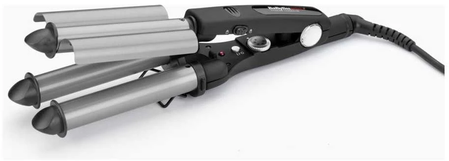 BaByliss Trigubos plaukų formavimo žnyplės BaByliss PRO Triple Waver BAB2269TTE su titano turmalino keramikos technologija