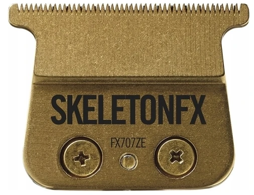 Babylisspro Peiliukas BaByliss PRO Skeleton Gold Trimmer Blade FX707ZE, skirtas visoms FX7870, FX726, FX797E plaukų kirpimo-kantavimo mašinėlėms-trimeriams